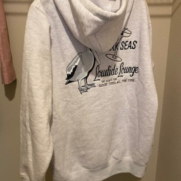 Dark Seas Hoodie with Martini Stitching on front and back - Picture 5 of 5